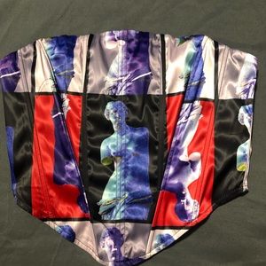 brand new corset crop top!